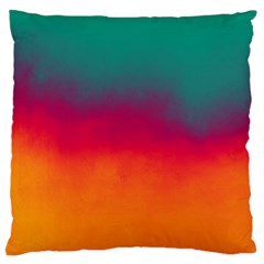 Ombre Large Flano Cushion Case (one Side) by ValentinaDesign