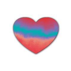 Ombre Rubber Coaster (heart)  by ValentinaDesign