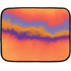 Ombre Double Sided Fleece Blanket (mini)  by ValentinaDesign