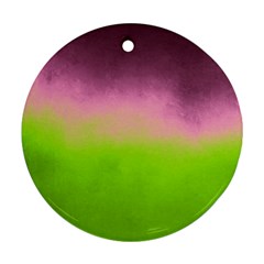 Ombre Round Ornament (Two Sides)