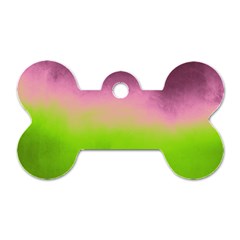 Ombre Dog Tag Bone (One Side)