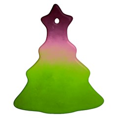 Ombre Christmas Tree Ornament (Two Sides)