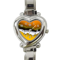 Ombre Heart Italian Charm Watch