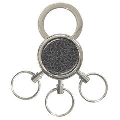 Floral Pattern 3-ring Key Chains