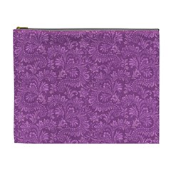 Floral Pattern Cosmetic Bag (xl) by ValentinaDesign
