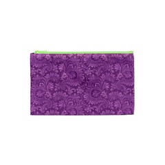 Floral Pattern Cosmetic Bag (xs) by ValentinaDesign