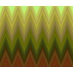 Zig Zag Chevron Classic Pattern Deluxe Canvas 14  x 11  14  x 11  x 1.5  Stretched Canvas