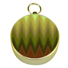 Zig Zag Chevron Classic Pattern Gold Compasses by Nexatart