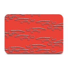 Crocodile Alligator Pattern Plate Mats by Nexatart