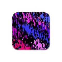 Modern Abstract 46b Rubber Square Coaster (4 pack) 