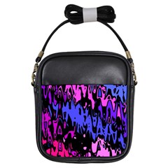 Modern Abstract 46b Girls Sling Bags