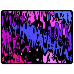 Modern Abstract 46b Double Sided Fleece Blanket (Large) 