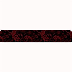 Dark Red Flourish Small Bar Mats by gatterwe