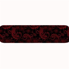 Dark Red Flourish Large Bar Mats by gatterwe