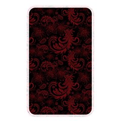 Dark Red Flourish Memory Card Reader