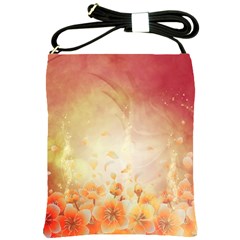 Flower Power, Cherry Blossom Shoulder Sling Bags by FantasyWorld7