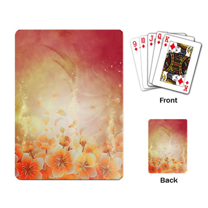 Flower Power, Cherry Blossom Playing Card