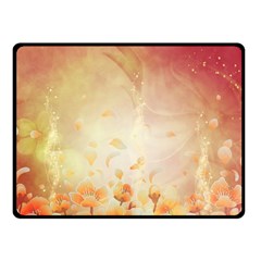 Flower Power, Cherry Blossom Fleece Blanket (small) by FantasyWorld7