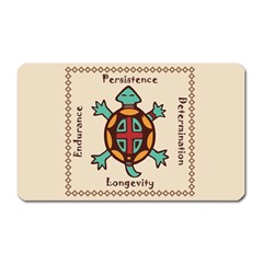 Turtle Animal Spirit Magnet (rectangular) by linceazul