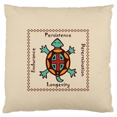 Turtle Animal Spirit Standard Flano Cushion Case (one Side) by linceazul