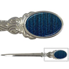 Stylish Abstract Blue Strips Letter Openers by gatterwe