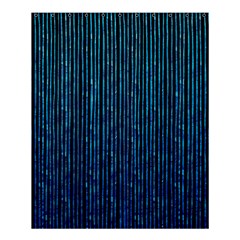 Stylish Abstract Blue Strips Shower Curtain 60  X 72  (medium)  by gatterwe