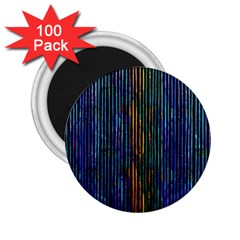 Stylish Colorful Strips 2.25  Magnets (100 pack) 