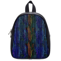 Stylish Colorful Strips School Bag (small) by gatterwe