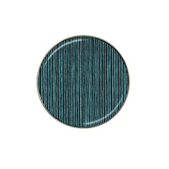 Stylish Frost Blue Strips Hat Clip Ball Marker by gatterwe