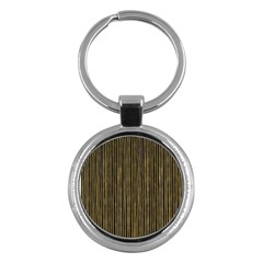 Stylish Golden Strips Key Chains (Round) 