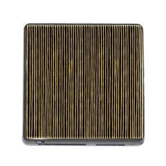 Stylish Golden Strips Memory Card Reader (Square)