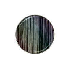 Stylish Rainbow Strips Hat Clip Ball Marker by gatterwe
