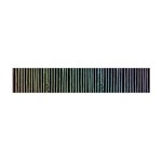 Stylish Rainbow Strips Flano Scarf (Mini) Back