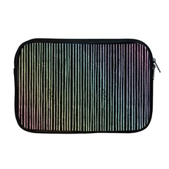 Stylish Rainbow Strips Apple Macbook Pro 17  Zipper Case by gatterwe