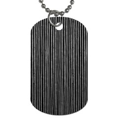 Stylish Silver Strips Dog Tag (two Sides) by gatterwe