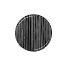Stylish Silver Strips Hat Clip Ball Marker (4 Pack) by gatterwe