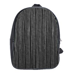 Stylish Silver Strips School Bag (large) by gatterwe