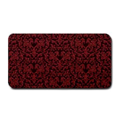 Red Glitter Look Floral Medium Bar Mats