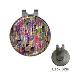 Colorful Shaky Paint Strokes                              Golf Ball Marker Hat Clip by LalyLauraFLM