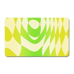 Green shapes canvas                              Magnet (Rectangular)