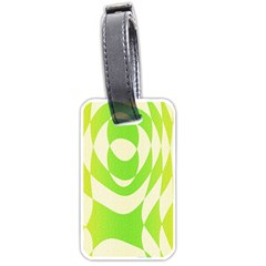 Green shapes canvas                              Luggage Tag (one side)