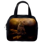 Roaring Grizzly Bear Classic Handbags (2 Sides) Back