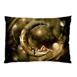 Steampunk Lady  In The Night With Moons Pillow Case (Two Sides) Front