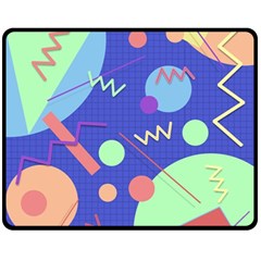 Memphis #42 Fleece Blanket (medium)  by RockettGraphics