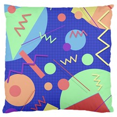 Memphis #42 Large Cushion Case (two Sides) by RockettGraphics