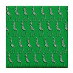Giraffe Pattern Wallpaper Vector Tile Coasters Front