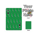 Giraffe Pattern Wallpaper Vector Playing Cards 54 (Mini)  Front - SpadeA