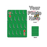 Giraffe Pattern Wallpaper Vector Playing Cards 54 (Mini)  Front - Diamond5