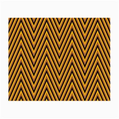 Chevron Brown Retro Vintage Small Glasses Cloth