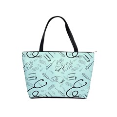 Pattern Medicine Seamless Medical Shoulder Handbags by Nexatart